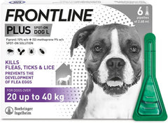 Flea & Tick Treatment for Large Dogs - 6 Pipettes