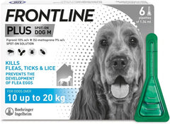Flea & Tick Treatment for Medium Dogs - 6 Pipettes